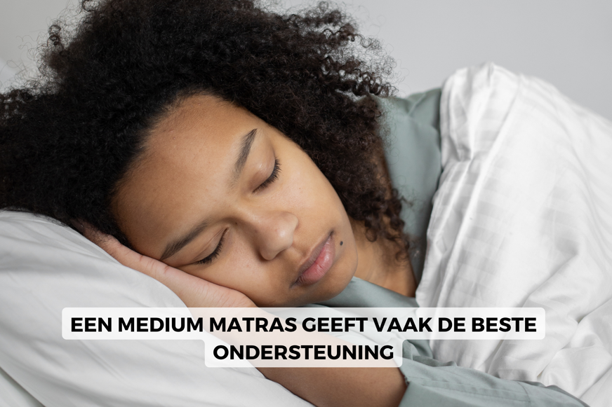 Zijslaper met goede ondersteuning van schouders en heupen